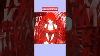 how to make funk coverart #gfxanime #shorts #anime