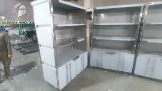 Custom Stainless Steel Cabinets ll working Tables  ll commercial Kitchen Equipment fabrication