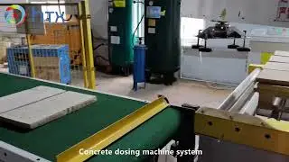 Concrete dosing machine system