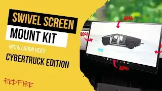 Cybertruck Screen Swivel - Tesla Essential - FULL INSTALLATION 