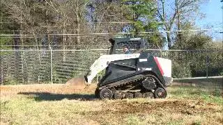 Terex PT80 Skid Steer Rubber Track Loader Bucket Crawler