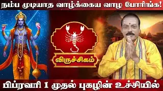 விருச்சிகம் | வாழ்க்கைய வாழ போரிங்க | பிப்ரவரி மாத ராசி பலன் 2026 |  February matha rasi palan 2026