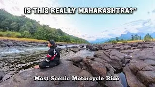  Motorcycle Ride From Varnadha Ghat to Walankund and Saw AMAZING views| Scenic Ride of Maharashtra