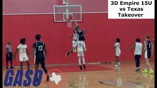 TEXAS' NEXT CLASS IS READY TO GO! 3D Empire 15U vs Texas Takeover Adidas - #2Cities1GASO