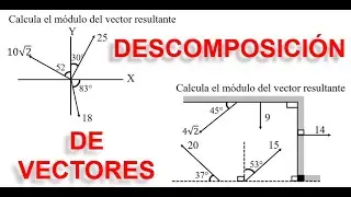DESCOMPOSICIÓN DE VECTORES