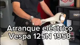 Electric start Vespa 125N 1958 by Arzente Motori