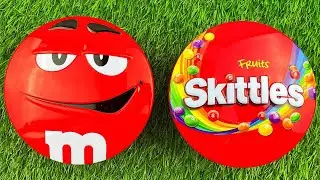 Satisfying Video | Unpacking and Mixing Rainbow Candy in 1 M&M'S Boxes ASMR