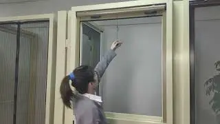 Roll Up Fly Screen Window | Screw Fixed Design Overview 🟡