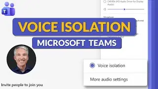 Как использовать голосовую изоляцию на собраниях и звонках Microsoft Teams