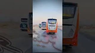 Al MUNIR Sleeper youtong bus service karachi to Quetta #automobile #viralvideo #account #voiceeffect