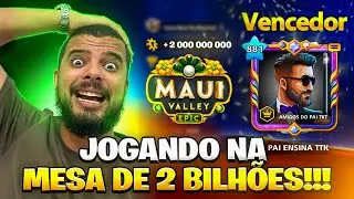 FALINDO NA MESA DE 2 BILH&Otilde;ES #maui #8ballpool