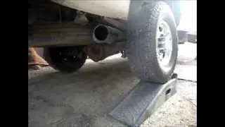 duramax diesel straight pipe before & after