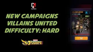 Villains United - Difficulty: Hard 💯 Only Villain Characters / MSF ~ New Campaigns ✅
