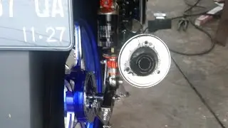 BOBOKAN KNALPOT AHM F1ZR - MESIN OVERSIZE 175CC by Simple Garage Jombang