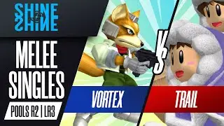 vortex vs Trail - Melee Singles Pools LR3 - Shine 2022 | Fox vs Ice Climbers