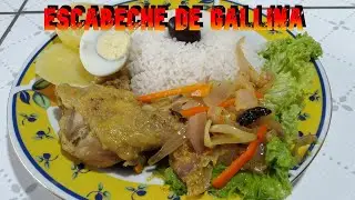 Escabeche de gallina al estilo Betíco en la cocina
