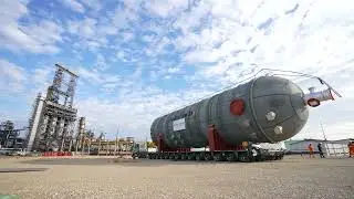 Transport agabaritic pentru modernizarea rafinăriei Petrobrazi