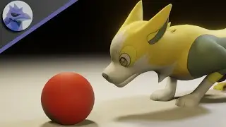 Boltund & the Dodgeball (IK Bone Test): Pokemon 3D Animation Short