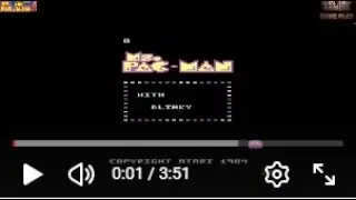 Gameplay for the 7800: Ms. Pac-Man