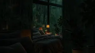 Rainy Bedroom Escape & Meditation Piano Sounds 🌧️🎹 Relax, Sleep, Calm Mind