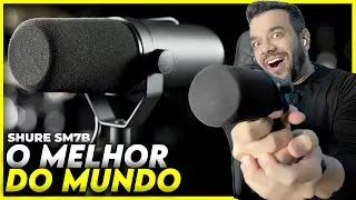 Shure SM7B o melhor microfone do mundo? Melhor microfone para podcast? Microfone para Game Play?