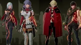 Scarlet Nexus - All Costumes Showcase
