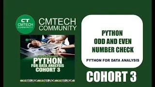 PYTHON ODD AND EVEN NUMBER CHECK