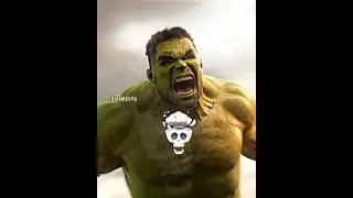 Bruce banner transforms into hulk 💀 #shorts #marvel