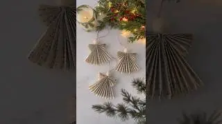 DIY Music Paper Christmas Angels