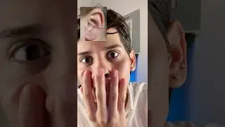 Make a fake ear piercing 🧑🏻&zwj;🦱💎#shorts