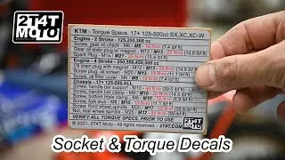 Socket & Torque Decal - KTM / Husky / Gas Gas