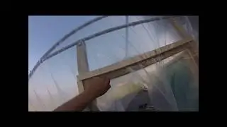 polytunnel sheeting head cam view