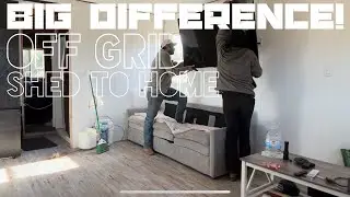 Reorganizing Our Living Space Off Grid | Making a Small Cabin Work