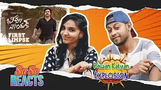 BheemlaNayak - First Glimpse REACTION | Pawan Kalyan, Rana | Trivikram | MUMBAI TAMIL COUPLE