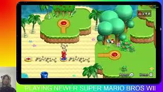 Trying out Newer Super Mario Bros Wii !!!