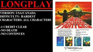 Aero Fighters [USA/Canada] (Arcade) - (Longplay - All Characters | Hardest Difficulty)