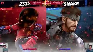 Poppt1 (Mii Brawler) vs BLACKOUT22 (Snake)- Winners Semis- KOS December Monthly 2025