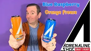 Обзор продукта энергетического напитка Adrenaline Shoc; НОВЫЕ энергетические напитки Orange Freeze и Blue Raspberry!