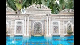 Check Out the Detailed Designs by the Versace Mansion Pool!