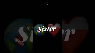 ❤️ Sister name video editing in alight motion in telugu 😍💖