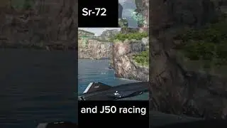 Modern Warships Sr-72 and J-50 trident racing #modernwarships