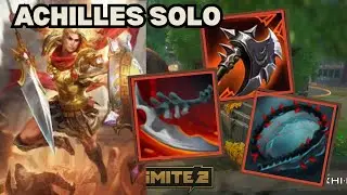 SHUTDOWN LVL 1!! - Achilles Deity Solo Smite 2 Gameplay