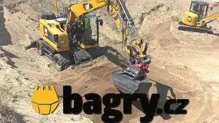 Cat M315F with tiltrotator