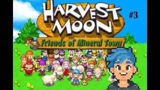 Harvest Moon: Friends of Mineral Town (GBA) – Spring Y1 Day 10–14 | No Commentary Gameplay