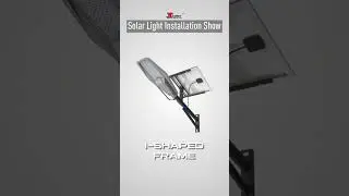 SUNC solar street light: equipped with mono solar panel, 100w-600w #solarlights #outdoorlighting
