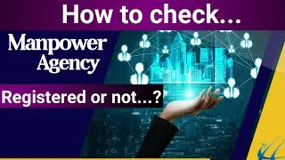 How to check manpower agency registered or not?