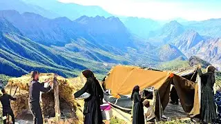 🌅Nomadic family migration: secrets of mountain migration and traditional narratives, difficult paths