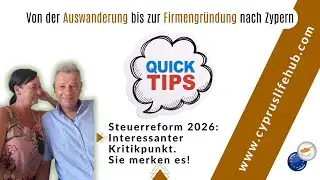 Zypern - Interessante Kritikpunkte an der Steuereform