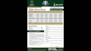 @Azan Madina City@ All Plot Installments 20% Down Payment @80 yq @ 120