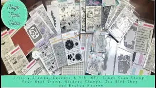 Stamp and Die Haul Video |My Favorite Things| Concord & 9th| SSS| Trinity Stamps and many more.